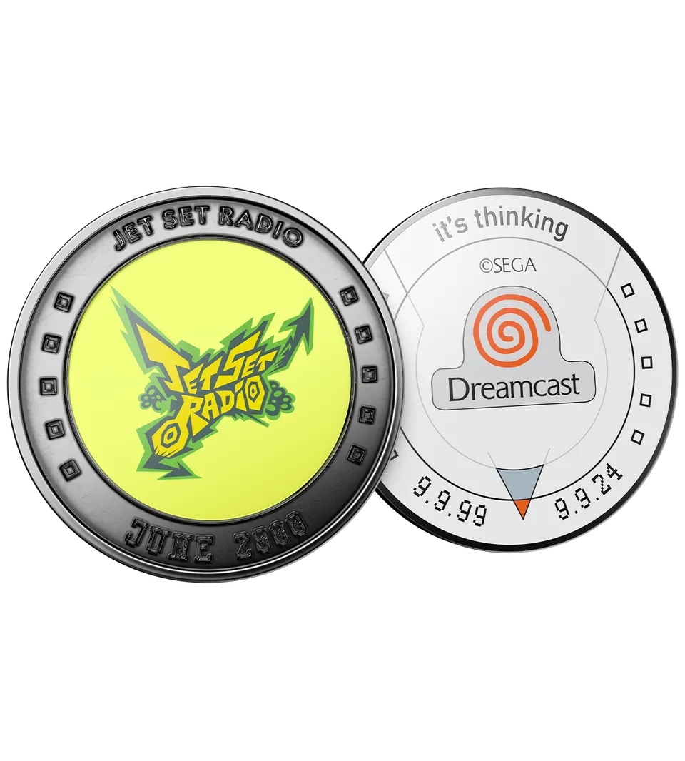 limited-run-jet-set-radio-commemorative-coin-sammler-m-nze image 1