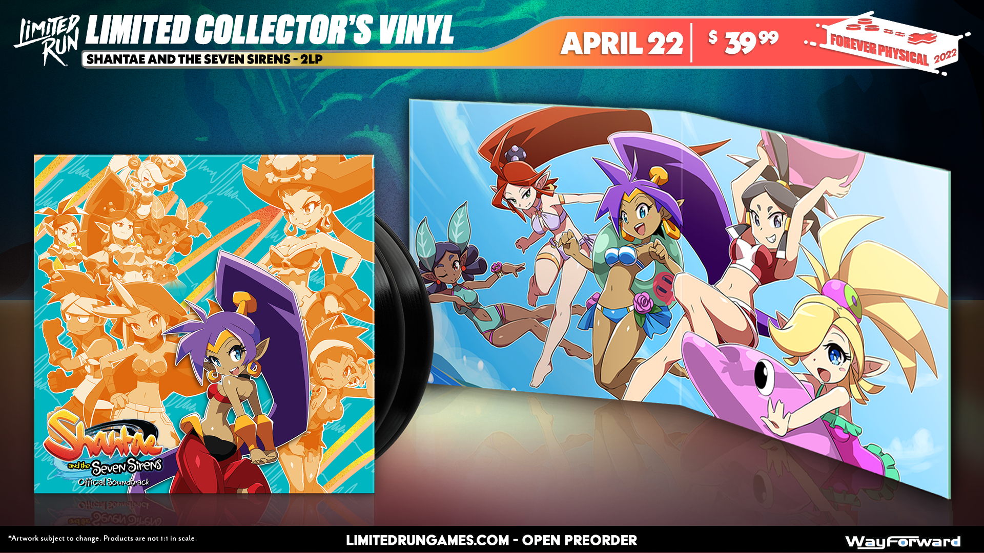 limited-run-shantae-seven-sirens-2lp-vinyl-soundtrack image 3