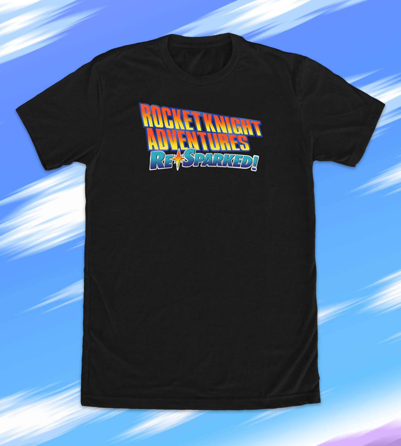 limited-run-rocket-knight-adventures-re-sparked-logo-t-shirt-m image 2