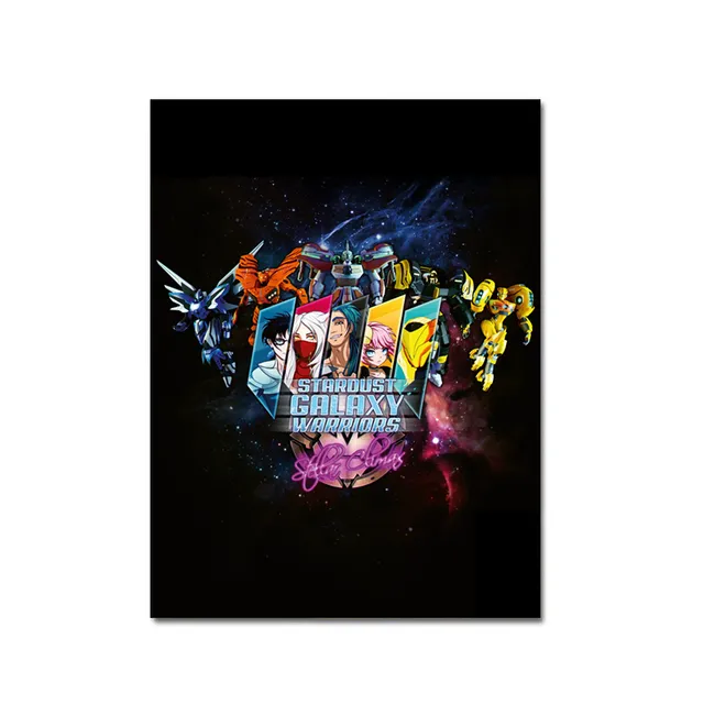 strictly-limited-art-card-stardust-galaxy-warriors-1-alu-druck-14x17 image 1