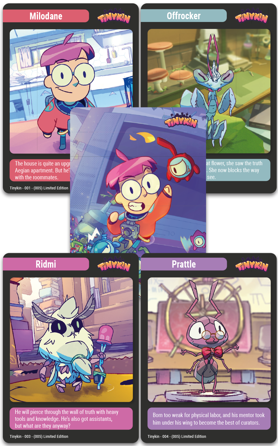 super-rare-games-tc-102-tinykin-sammelkarten-booster-3-karten image 1