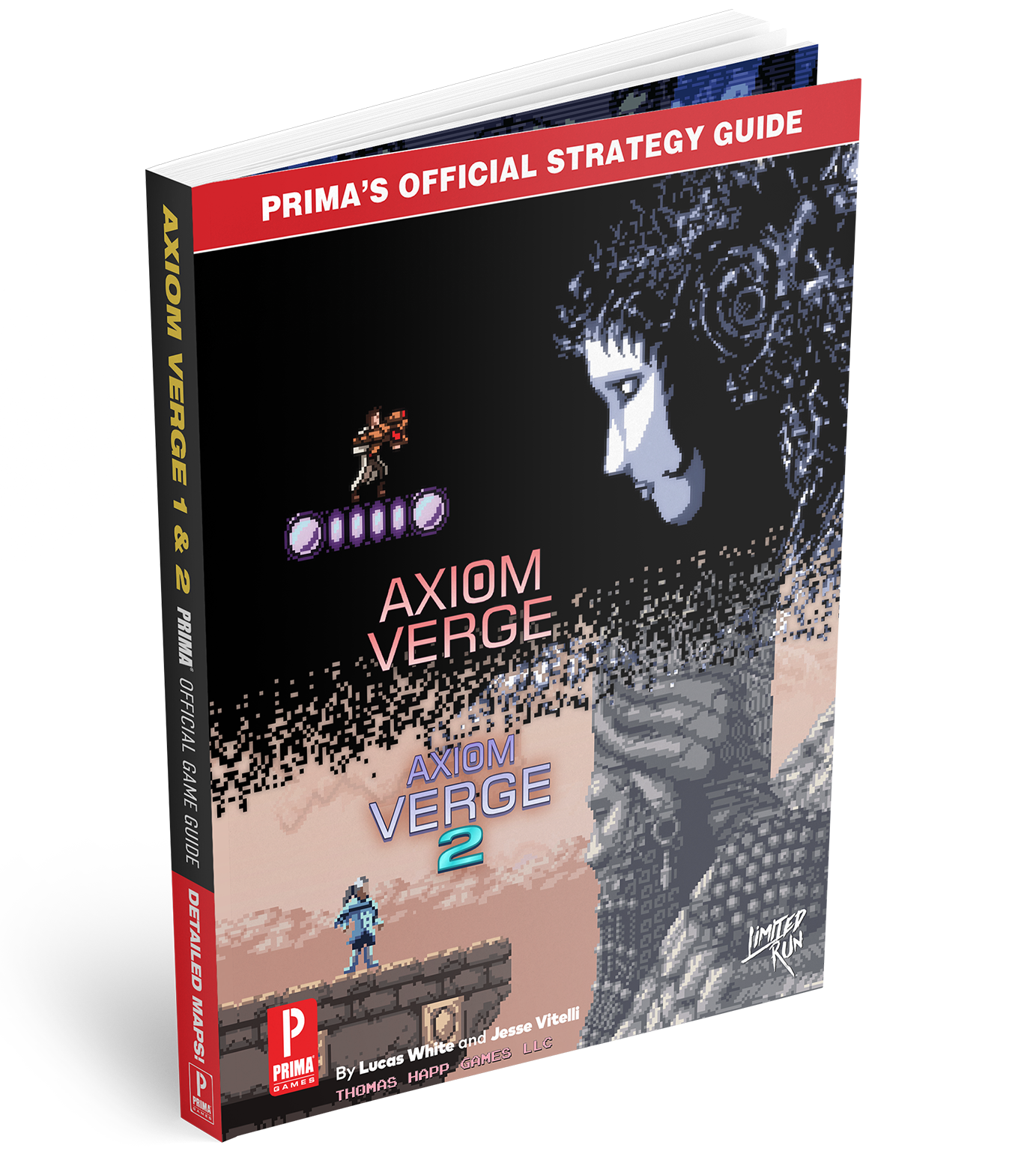 limited-run-axiom-verge-1-2-prima-strategy-guide-buch-96-seiten image 1
