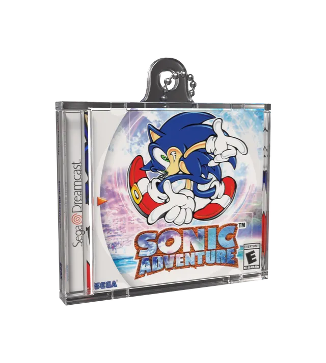 limited-run-sonic-adventure-game-case-schl-sselanh-nger-merch image 1