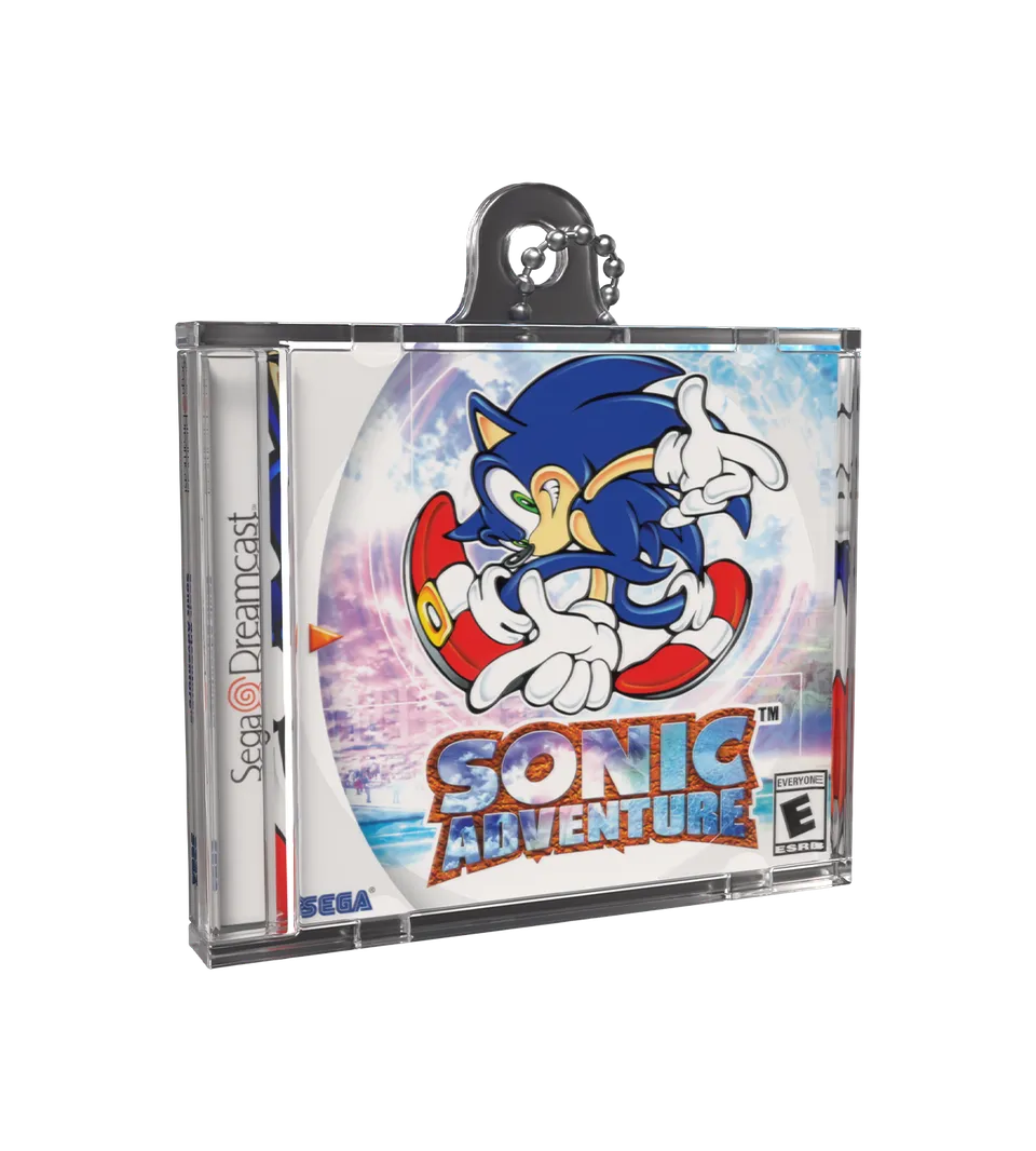 limited-run-sonic-adventure-game-case-schl-sselanh-nger-merch image 1