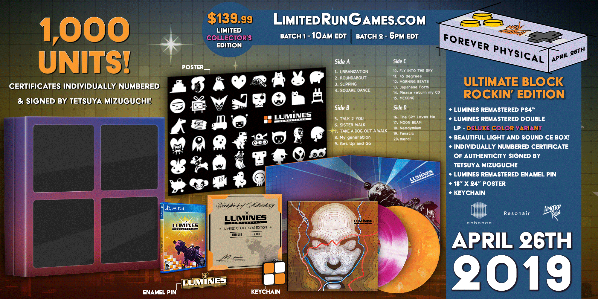 limited-run-201-lumines-remastered-ps4-spiel-ultimate-edition-vinyl image 2