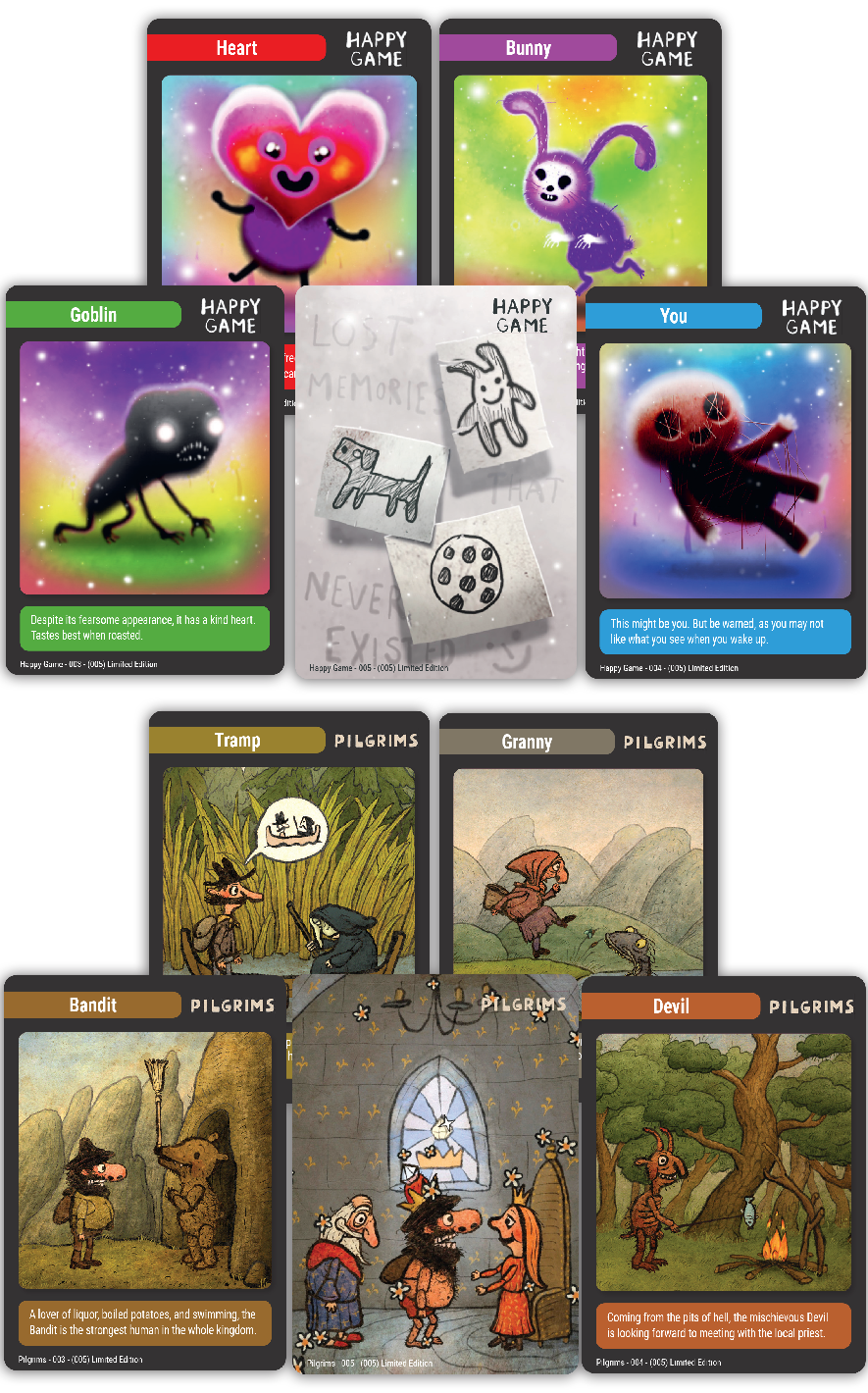 super-rare-games-tc-93-happy-game-trading-cards-booster-2er image 1