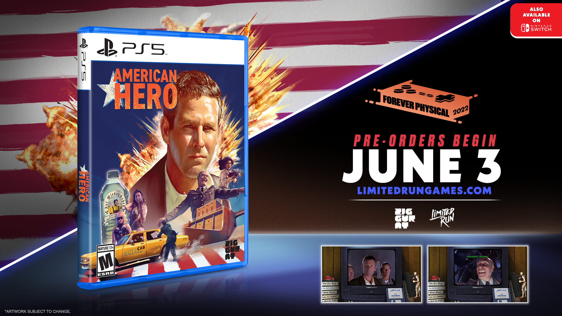 ps5-limited-run-26-american-hero-ps5-spiel-disc-fmv image 3