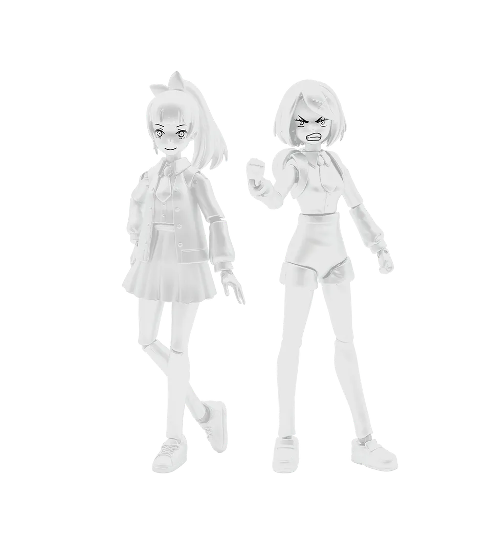 limited-run-river-city-girls-2-figur-wei-kyoko-set-a-sammler image 1