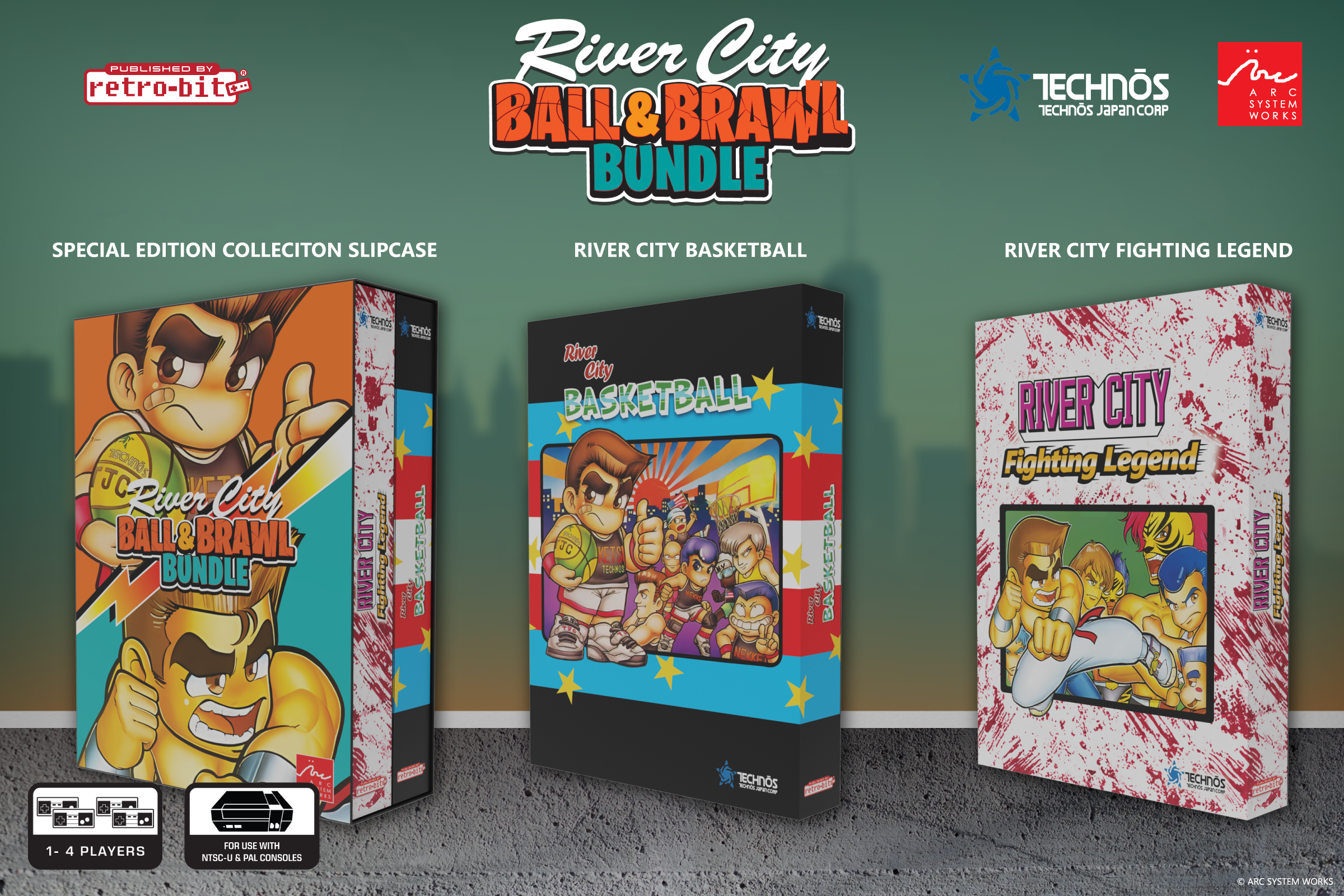 strictly-limited-games-river-city-ball-brawl-bundle-nes-spiel image 2