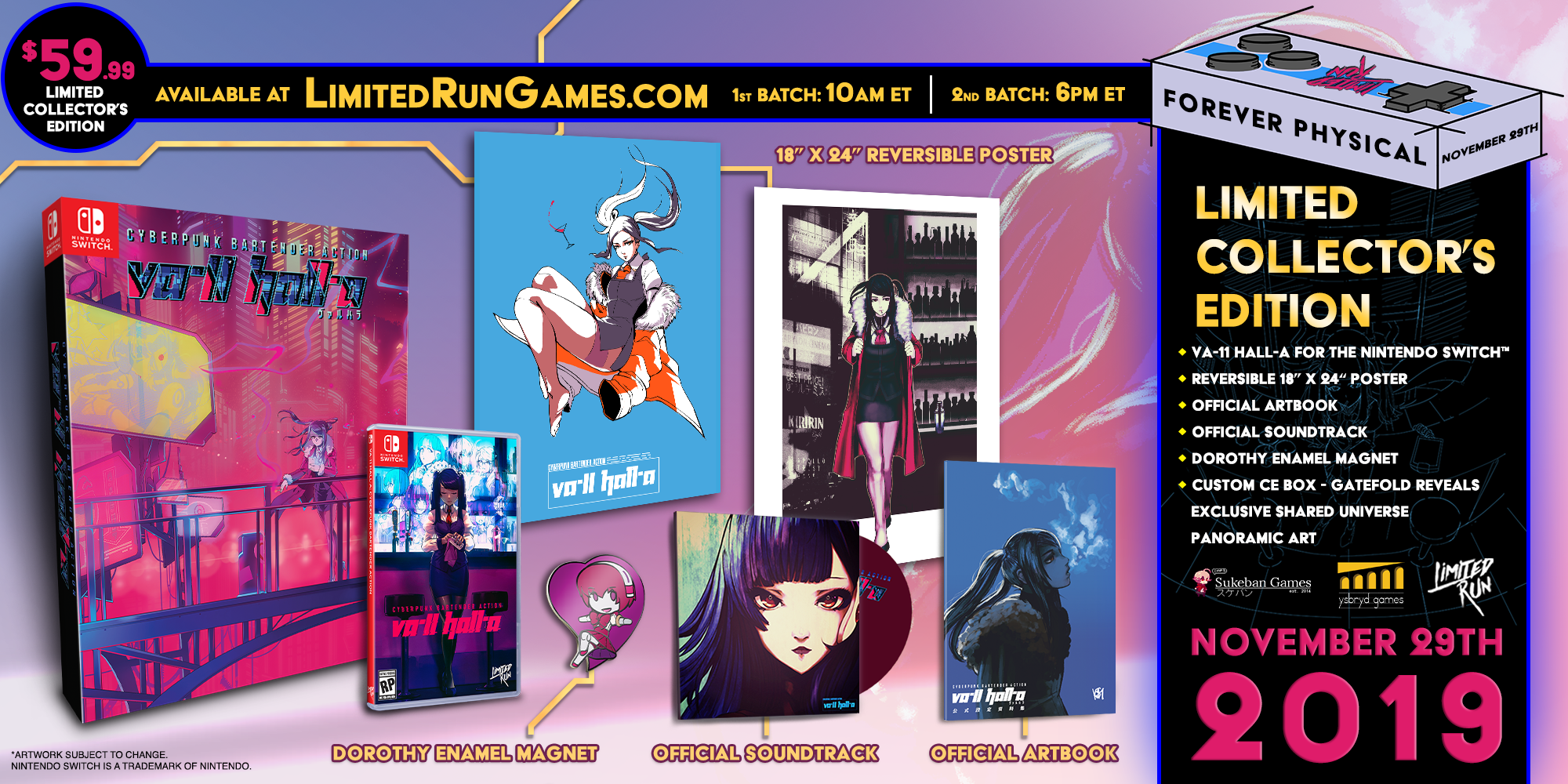 limited-run-games-va-11-hall-a-53-switch-spiel-collectors-edition image 2