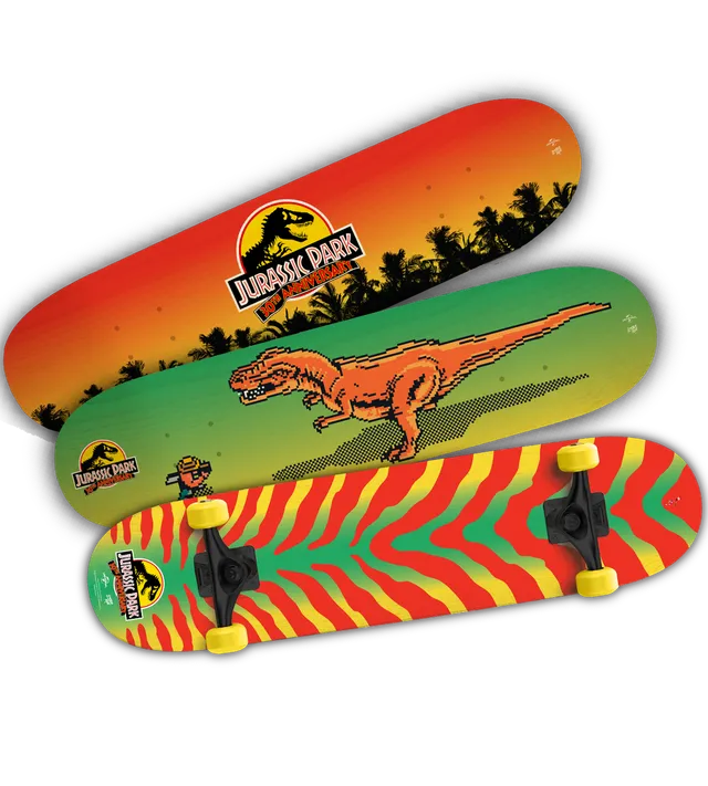 limited-run-jurassic-park-skate-deck-30th-anniversary-holz image 1