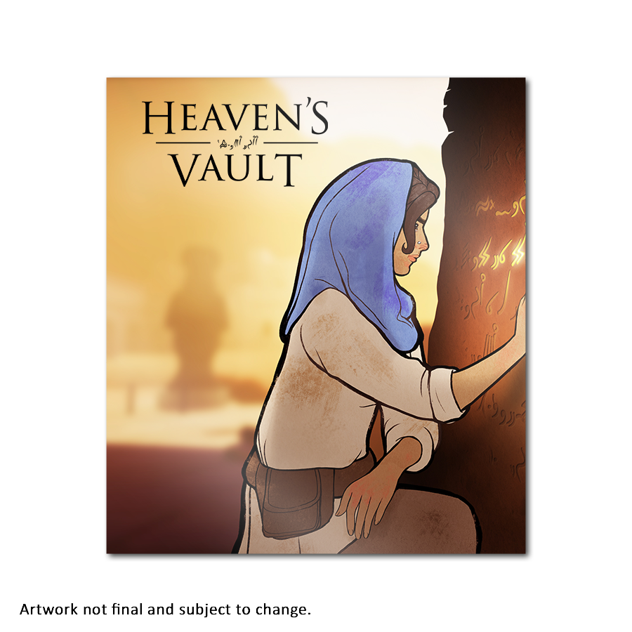 strictly-limited-games-heaven-s-vault-art-card-aluplatte-14x17 image 1