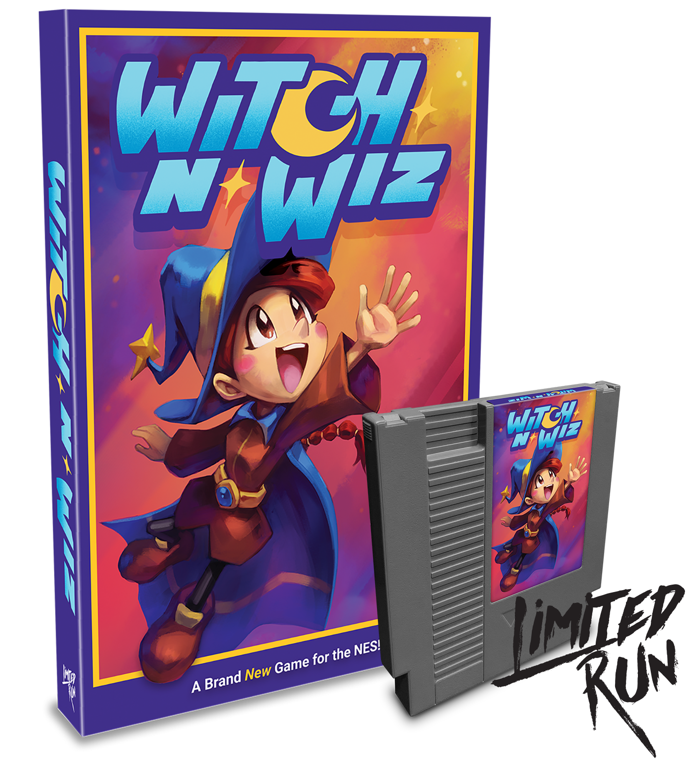 limited-run-witch-n-wiz-nes-spiel-cartridge-puzzle image 1