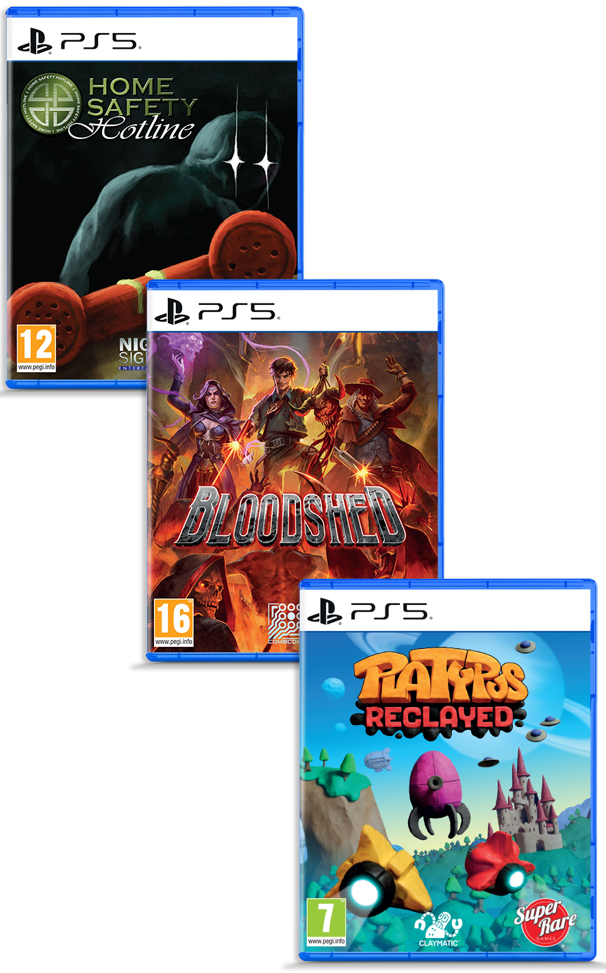 super-rare-games-ps5-bundle-7-home-safety-hotline-3-spiele-set image 1