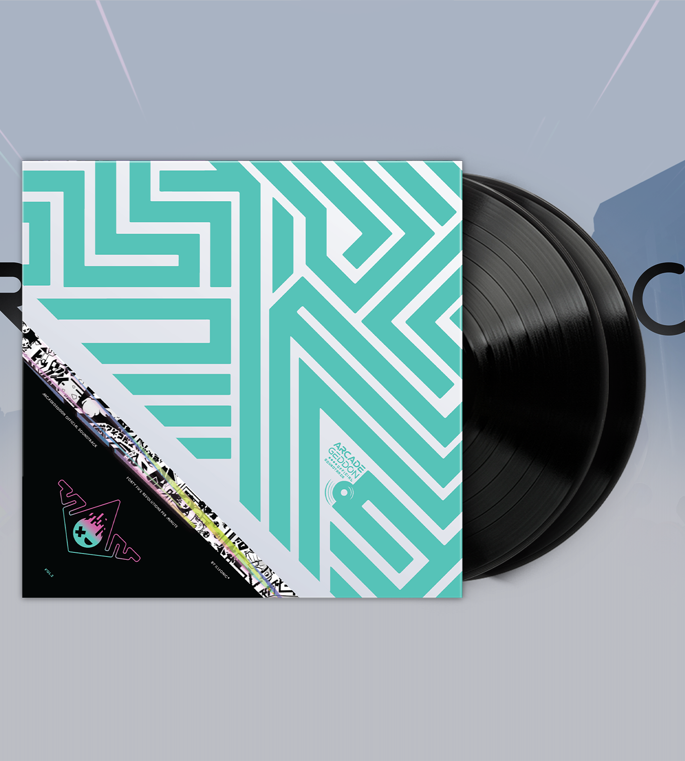 arcadegeddon-vol-2-2lp-vinyl-soundtrack-wayforward image 2