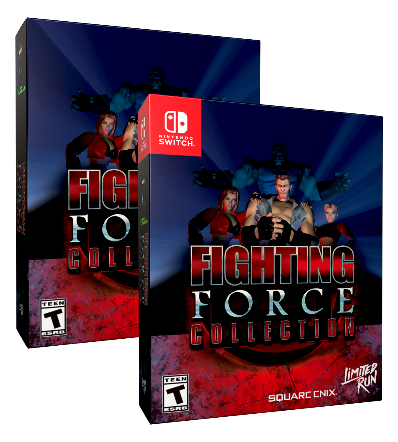 limited-run-fighting-force-collection-switch-ps5-deluxe-edition-beat-em-up image 1