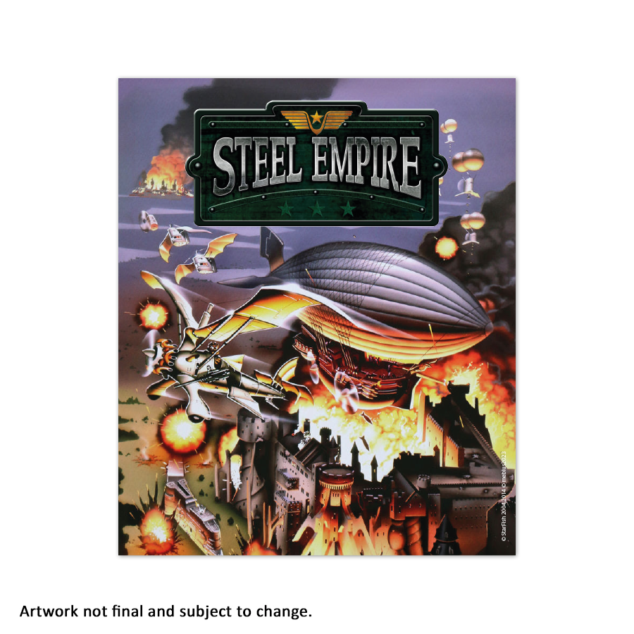 strictly-limited-games-steel-empire-art-card-alu-druck-14x17 image 1