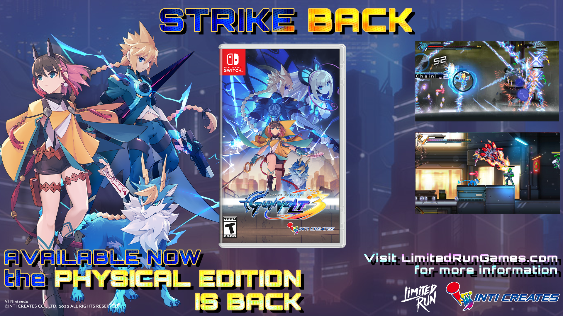 azure-striker-gunvolt-3-switch-spiel-standard image 3