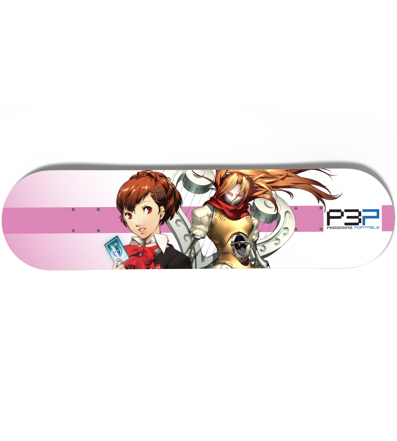 limited-run-persona-3-portable-skateboard-deck-male-protagonist image 4