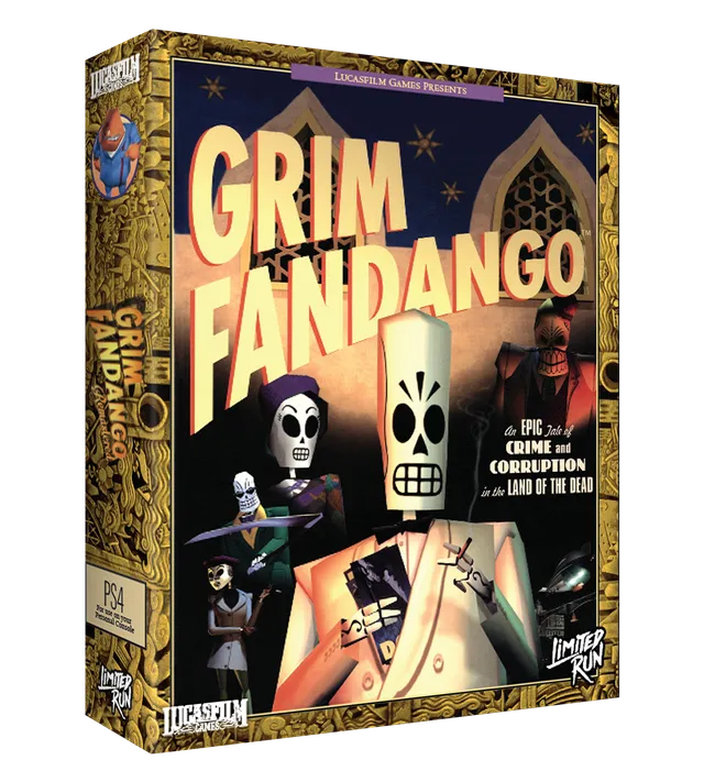 limited-run-485-grim-fandango-remastered-ps4-collectors-edition-adventure image 1