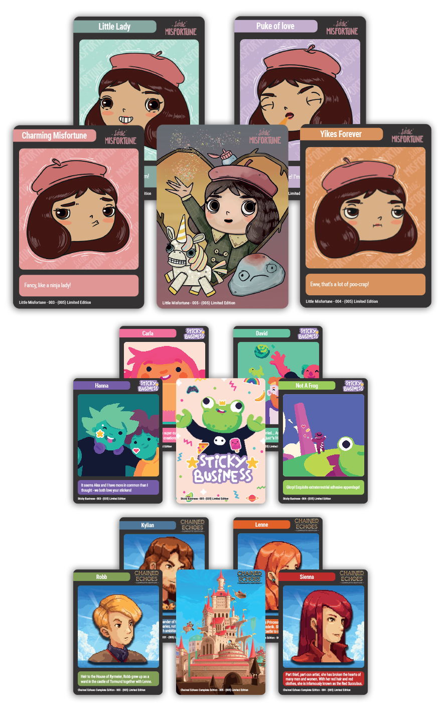 super-rare-games-mtc-48-trading-cards-bundle-3er-set-chained image 1