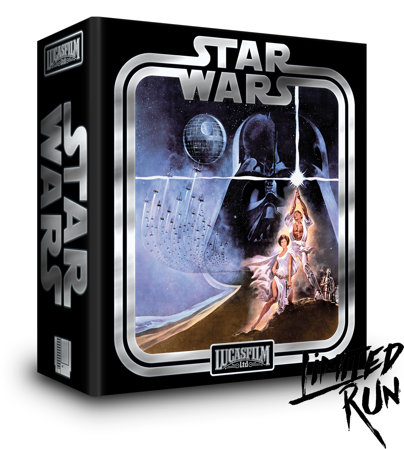 limited-run-star-wars-nes-premium-edition-spiel-blaue-cartridge image 1