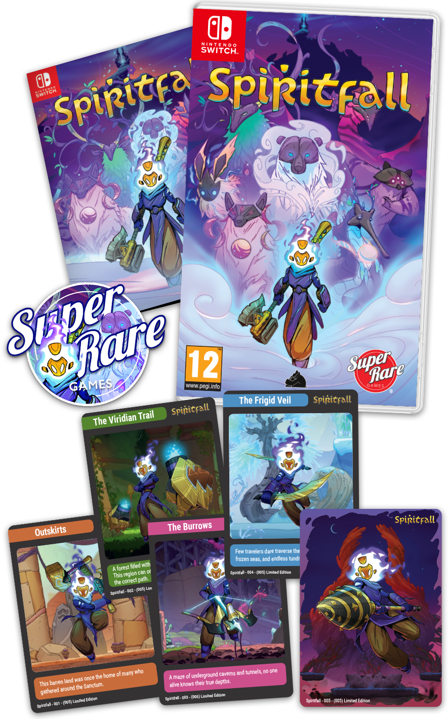 super-rare-games-srg-140-spiritfall-switch-spiel-action-roguelite image 2