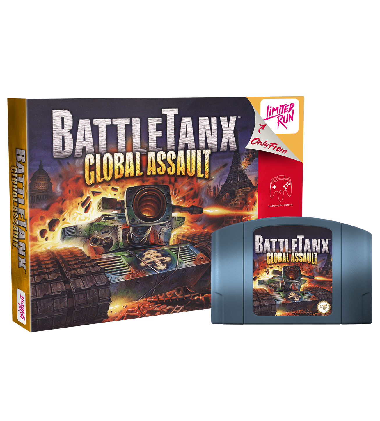 limited-run-battletanx-global-assault-n64-modul-standard image 1
