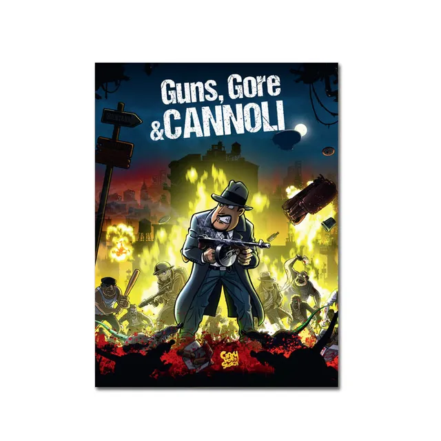 strictly-limited-guns-gore-cannoli-art-card-alu-druck-limitiert image 1