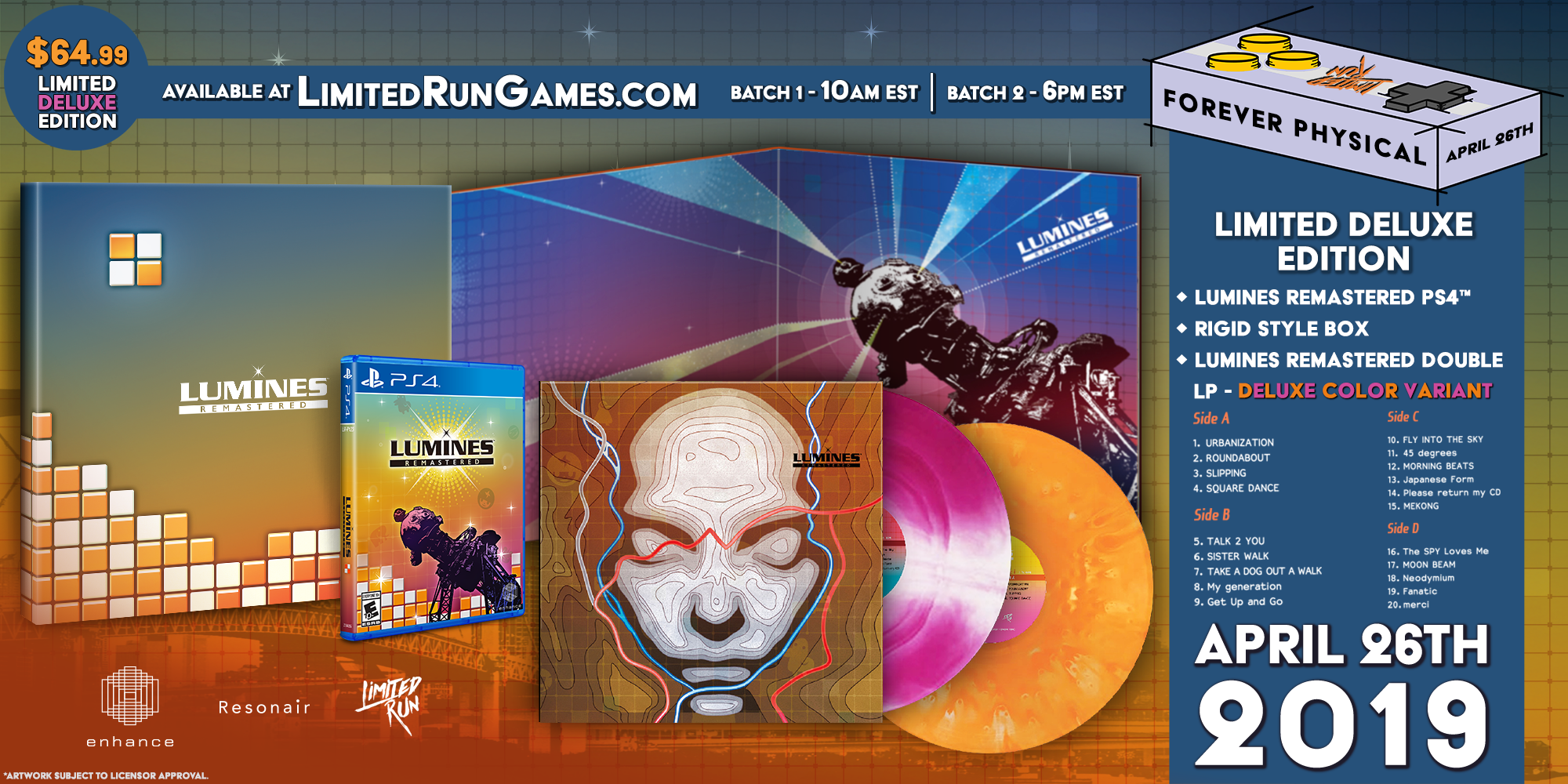 limited-run-201-lumines-remastered-ps4-spiel-deluxe-edition-vinyl image 2