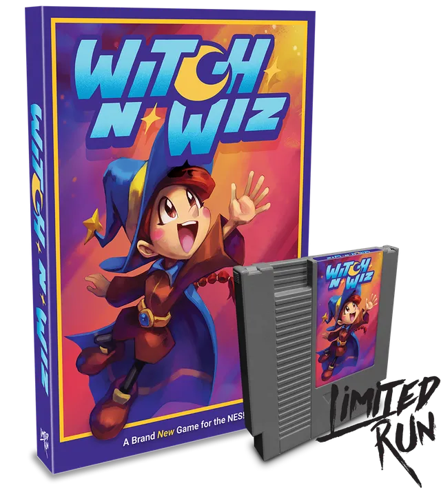 limited-run-witch-n-wiz-nes-spiel-cartridge-puzzle image 1