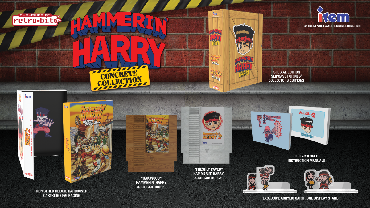 limited-run-hammerin-harry-concrete-collection-nes-modul-sammler image 3