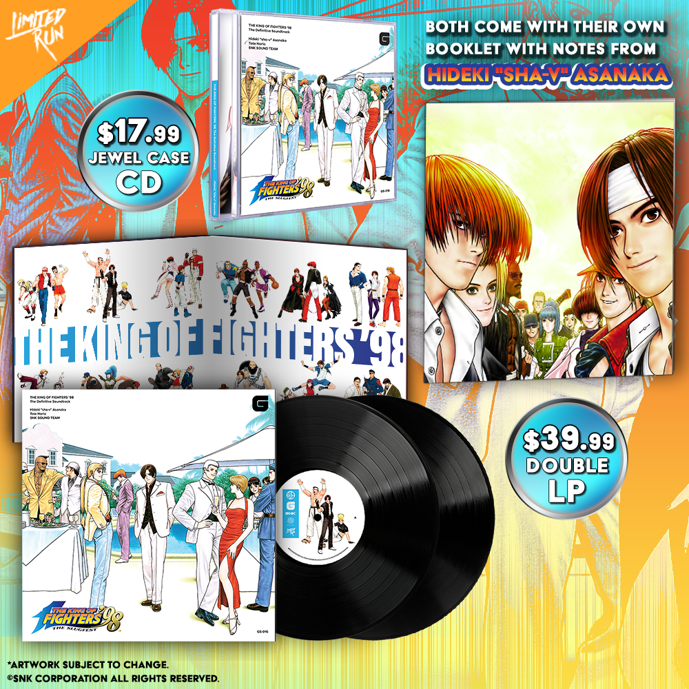 limited-run-the-king-of-fighters-98-2lp-vinyl-soundtrack image 2