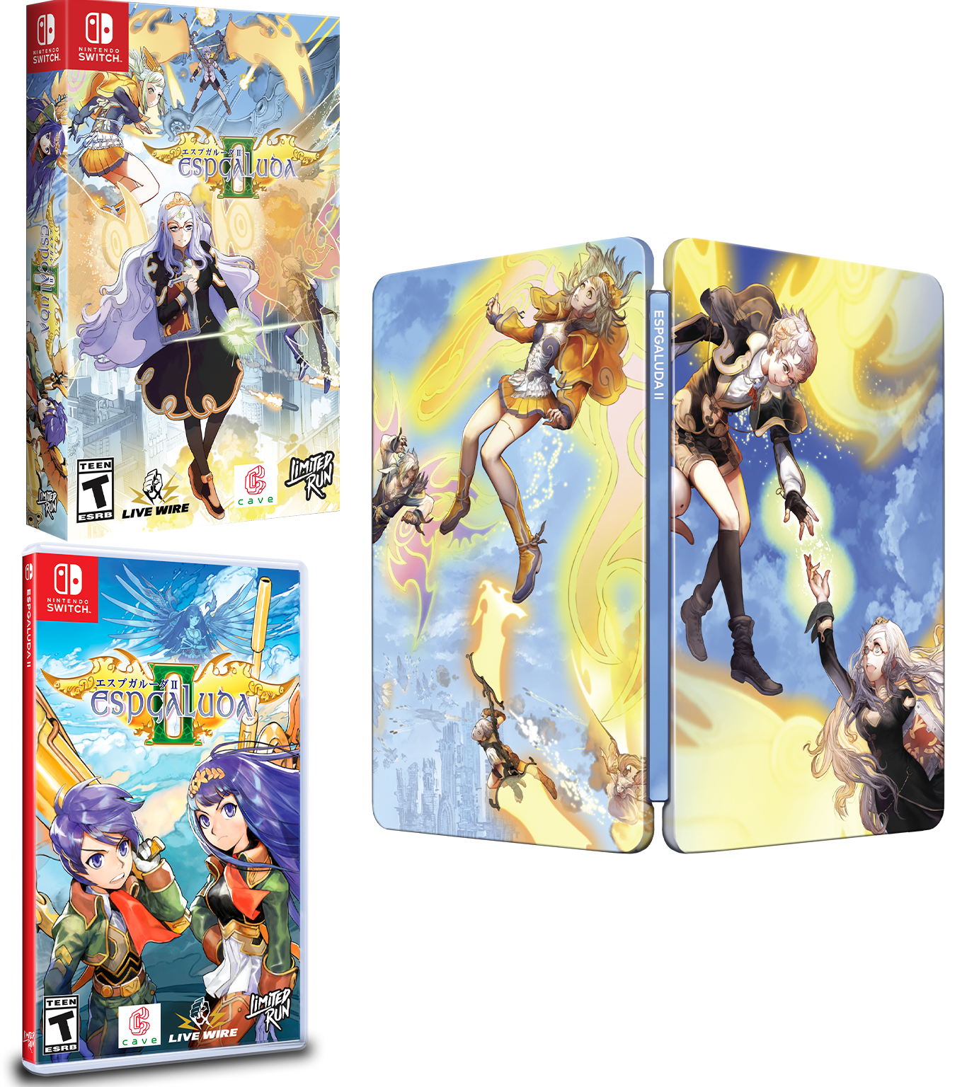limited-run-espgaluda-ii-155-switch-spiel-steelbook-edition image 2