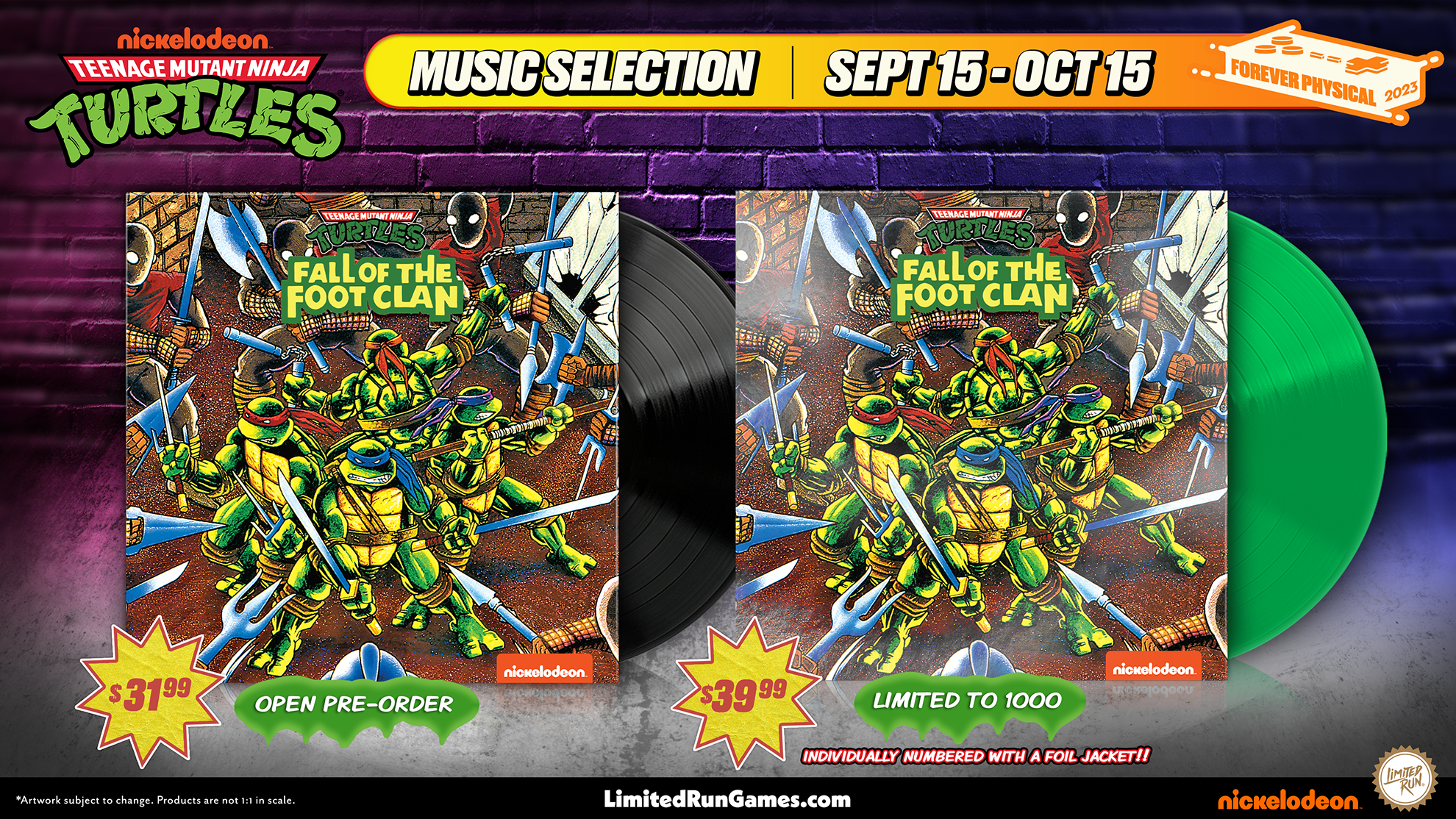 tmnt-fall-of-the-foot-clan-vinyl-lp-green-ooze-edition image 5