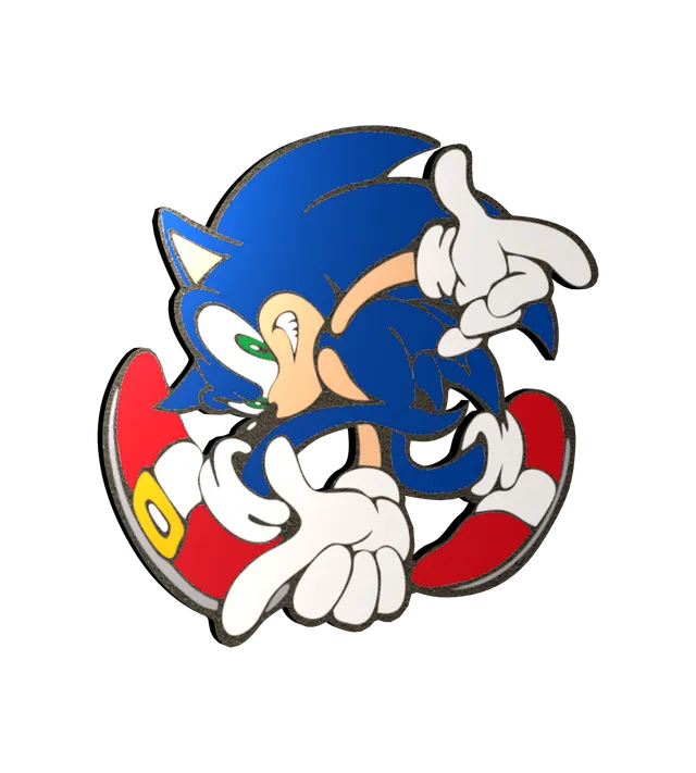limited-run-sonic-adventure-pin-sammler-anstecker-merch image 1