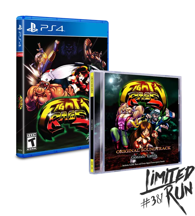limited-run-381-fight-n-rage-ps4-spiel-soundtrack-bundle image 1