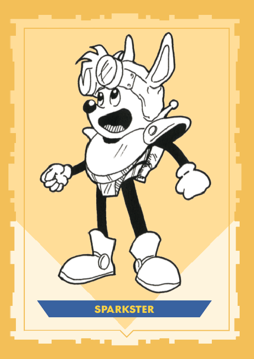 rocket-knight-re-sparked-trading-cards-sammelkarten-8er-set image 5