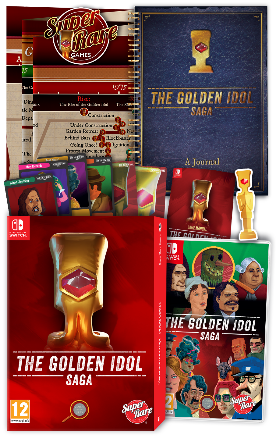 super-rare-games-de-10-golden-idol-saga-switch-spiel-deluxe-edition image 2