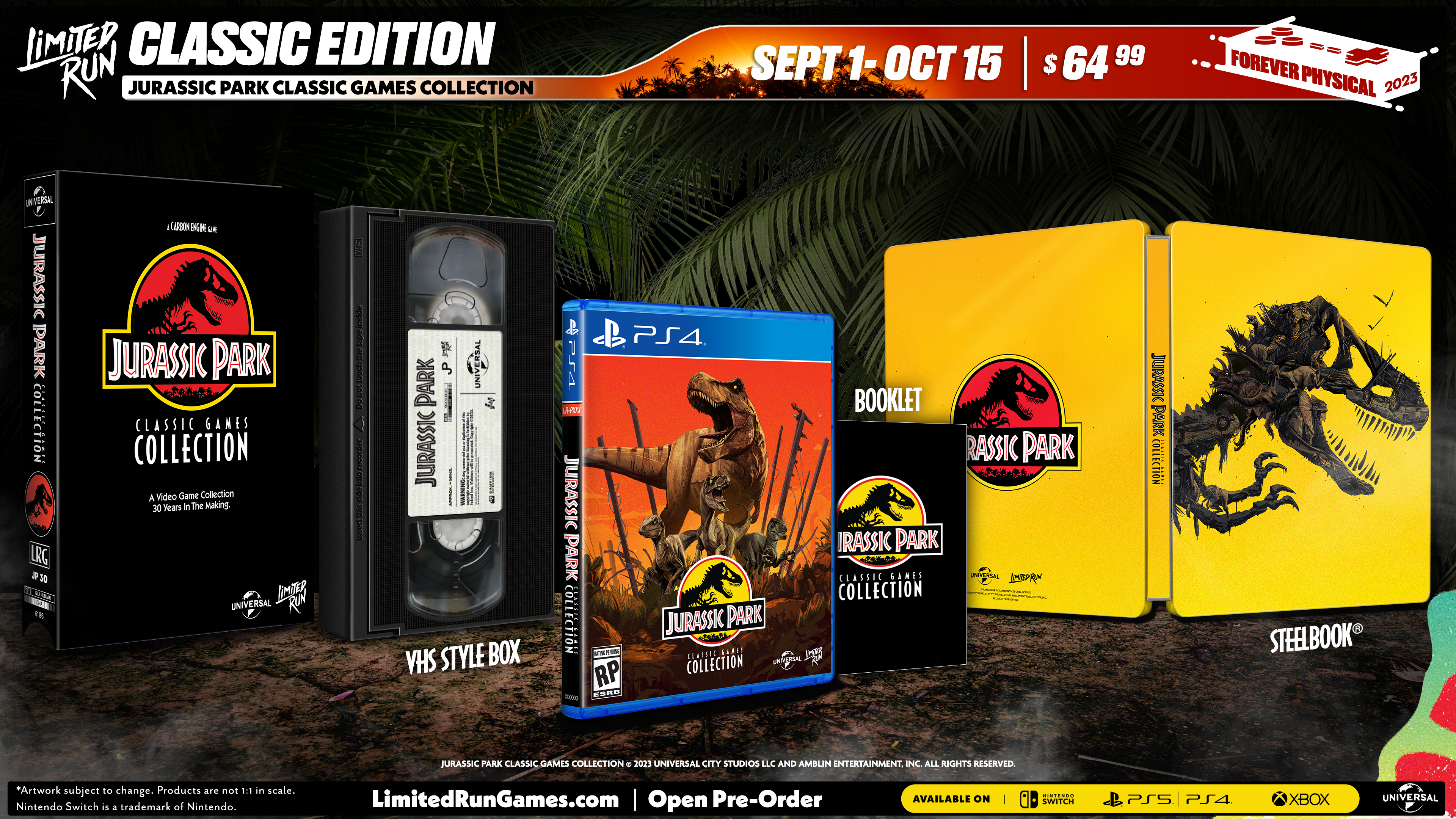 limited-run-games-jurassic-park-classic-games-ps4-spiel-classic image 3