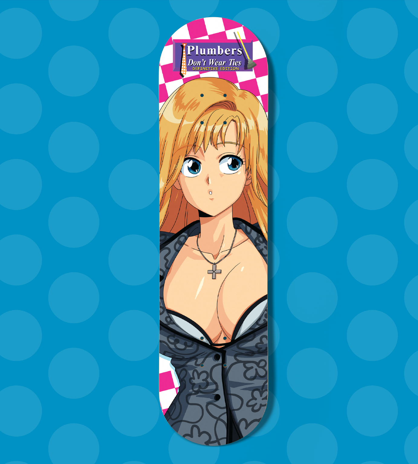 limited-run-plumbers-don-t-wear-ties-skatedeck-definitive-edition image 2