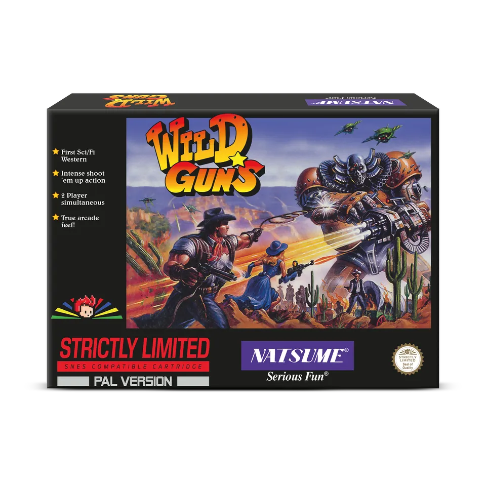 strictly-limited-wild-guns-snes-modul-limited-edition-pal-shooter image 1