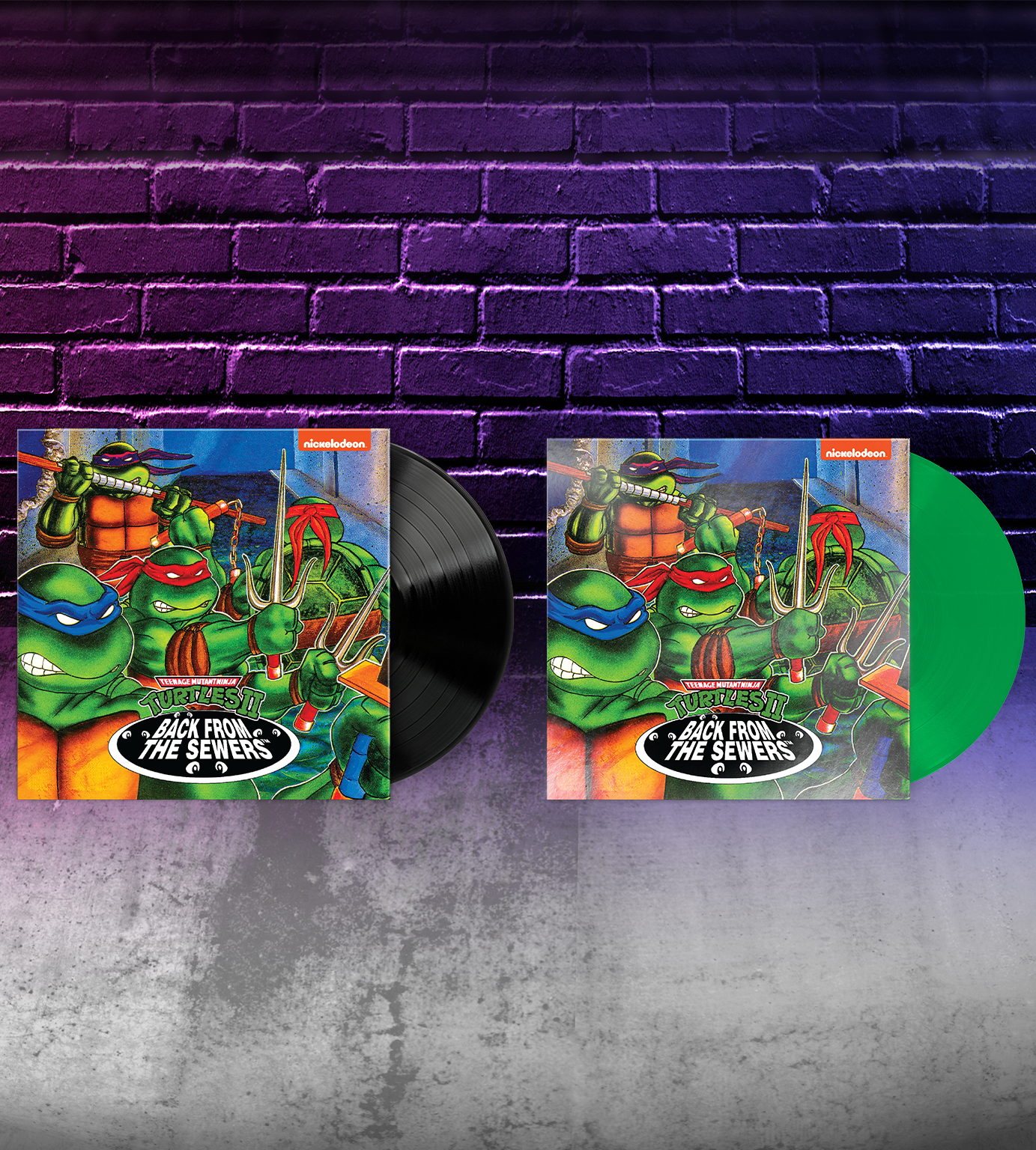 limited-run-tmnt-ii-back-from-sewers-vinyl-green-ooze image 2