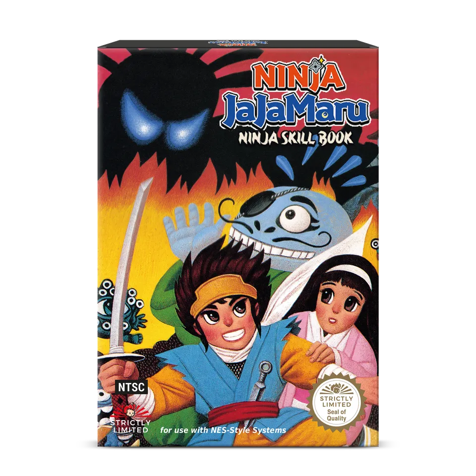 strictly-limited-games-ninja-jajamaru-ninja-skill-book-nes-modul-rpg image 1