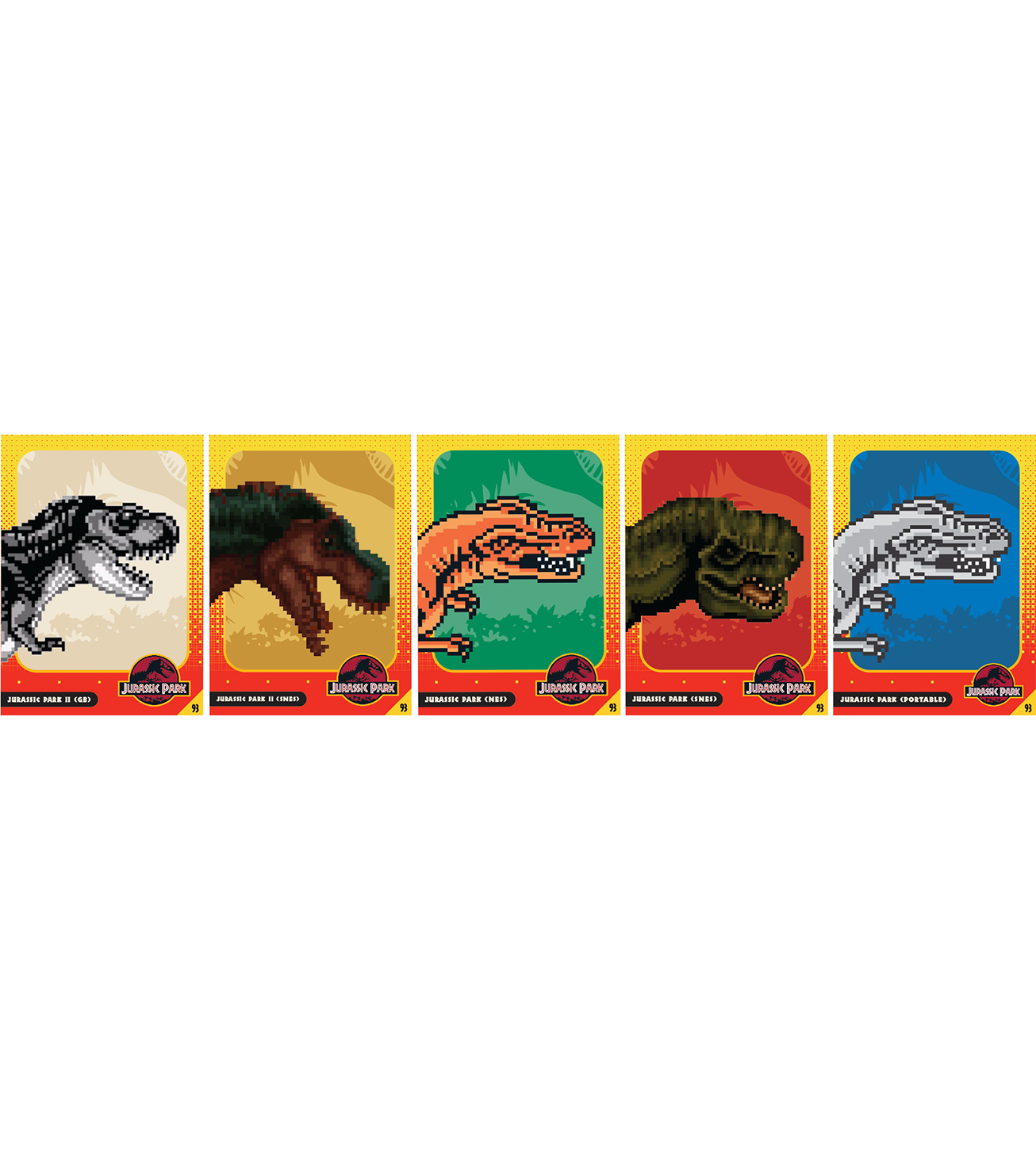 limited-run-jurassic-park-trading-card-set-5-sammelkarten image 1