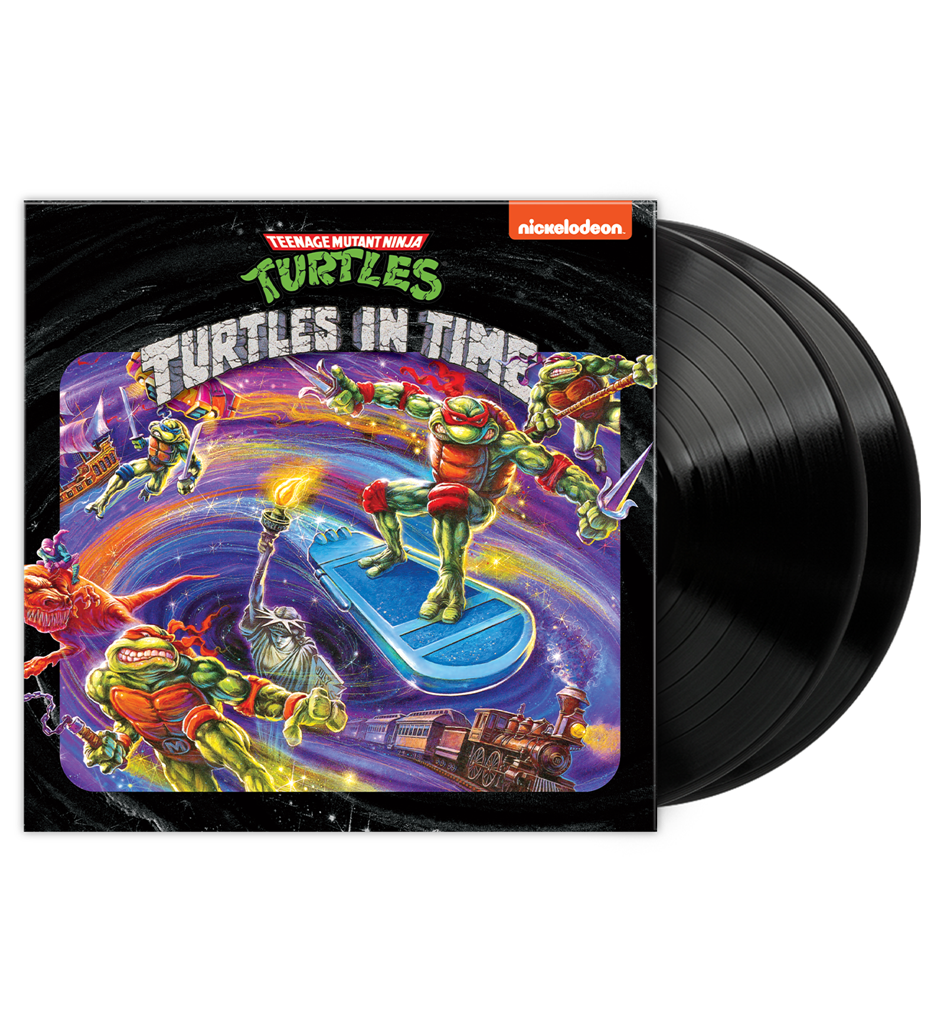 limited-run-tmnt-turtles-in-time-vinyl-soundtrack-green-ooze image 1