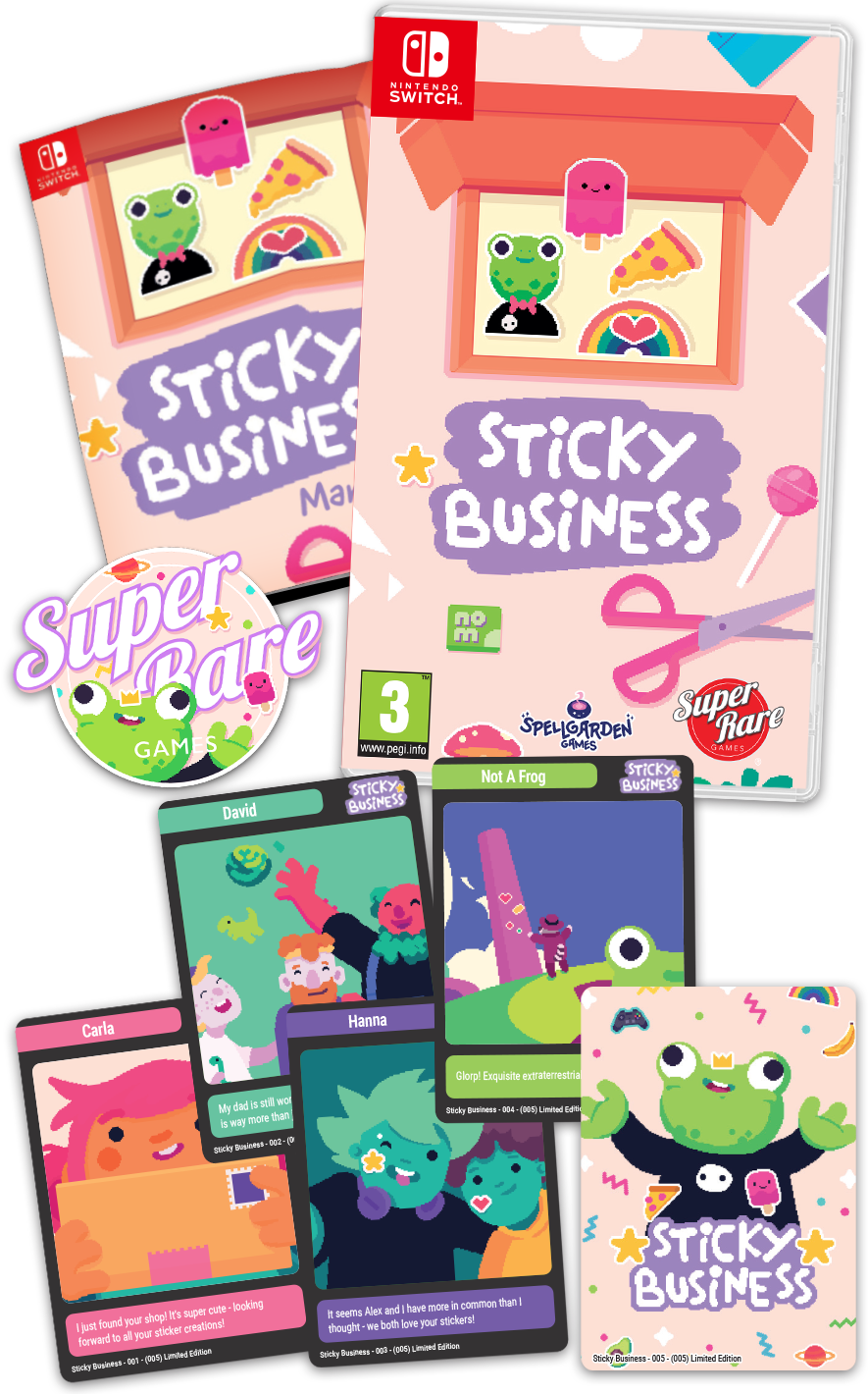super-rare-sticky-business-srg-159-switch-spiel-cozy-shop image 2