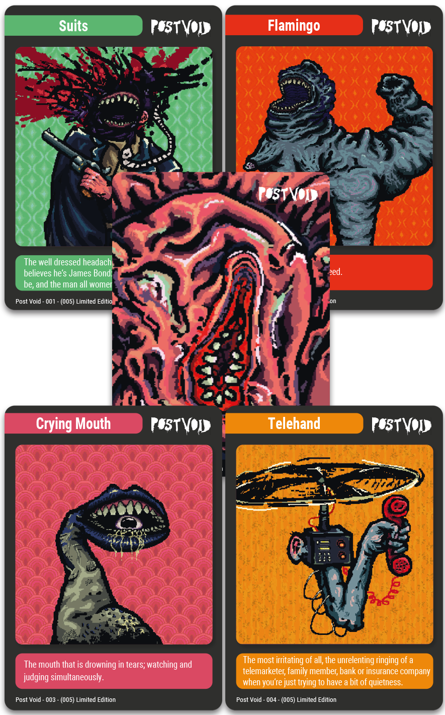 super-rare-tc-96-post-void-trading-cards-booster-3-karten image 1