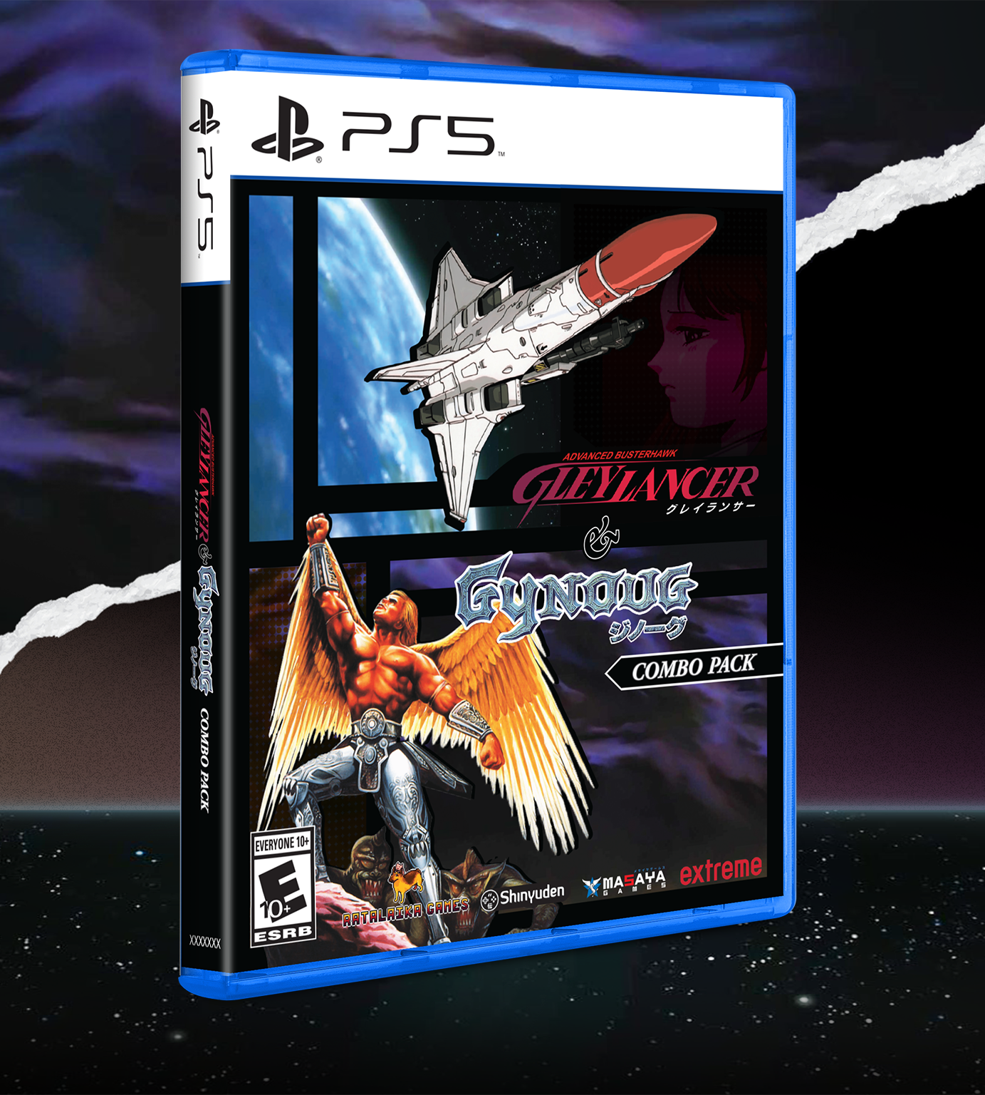 ps5-limited-run-92-gleylancer-gynoug-ps5-spiel-combo-pack image 2