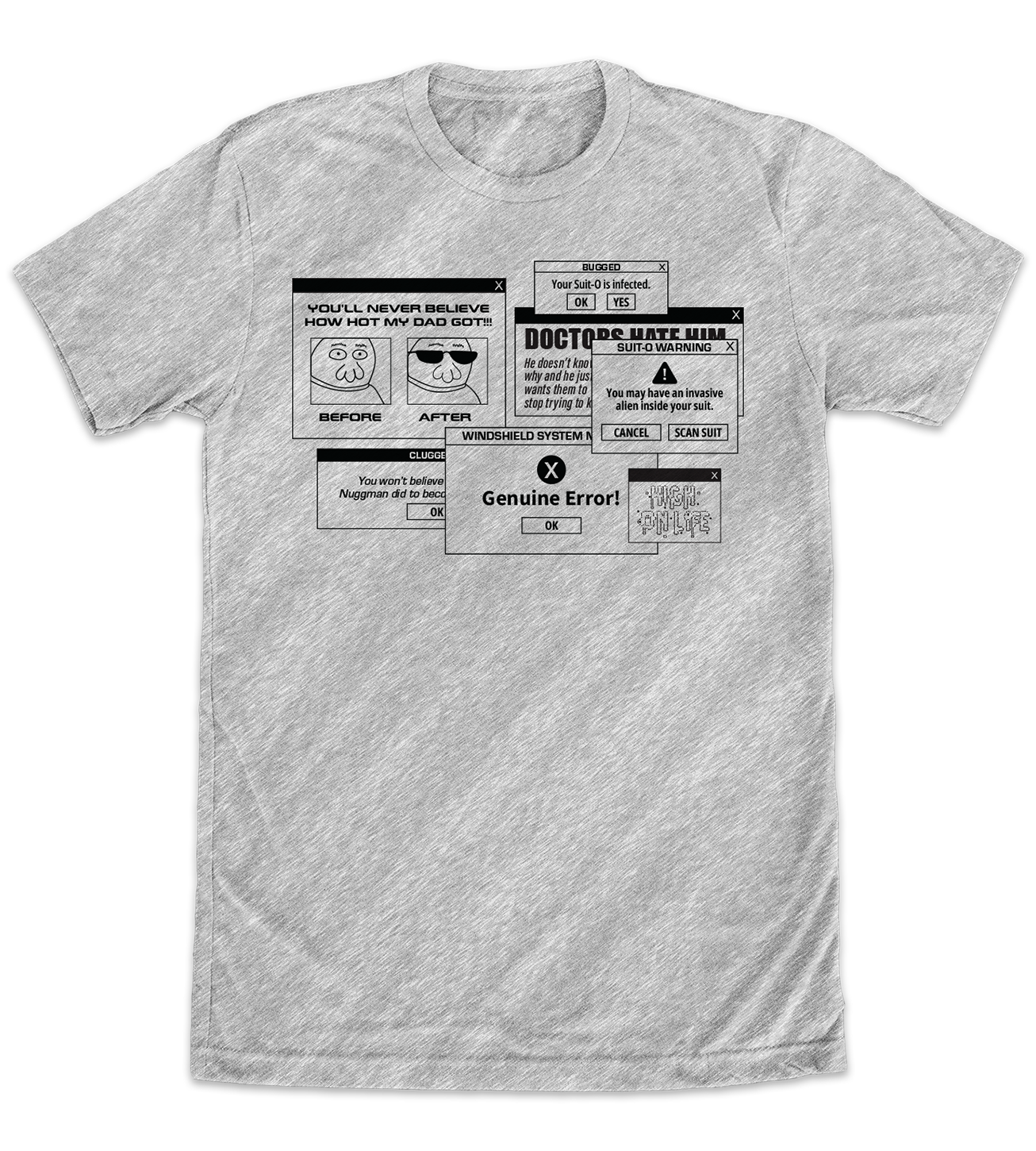 high-on-life-t-shirt-gaming-shirt-schwarz-gr-e-m image 1